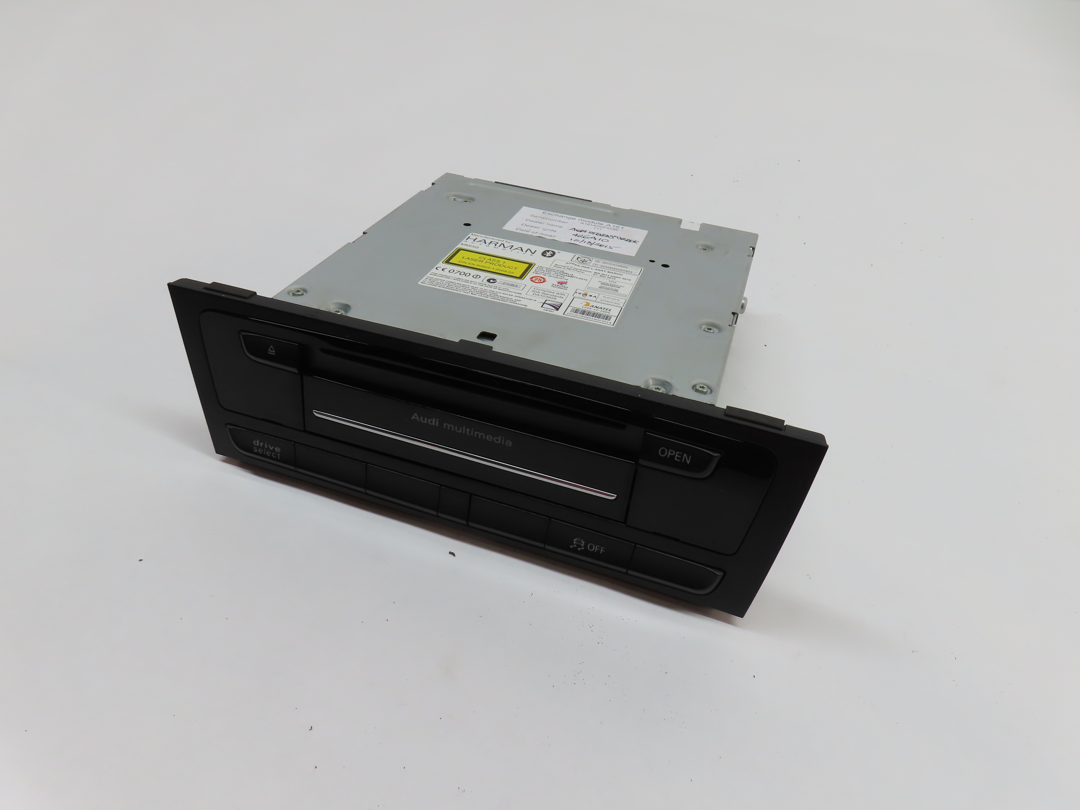 2013 AUDI S4 (B8 8R) RADIO STEREO CD DVD SD MMI MULTIMEDIA PLAYER HEAD UNIT — exact item pictured